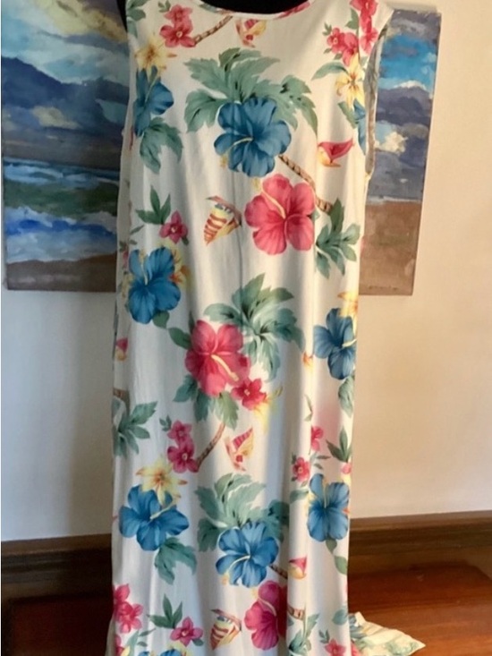 Carribean Joe Dresses & Skirts - Tropical Classic Caribbean Joe Long Maxi Luau Sun Dress 2X